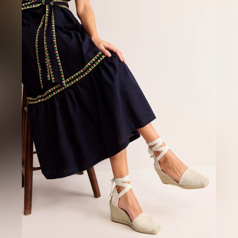 Boden Cassie Espadrille Wedges, Size 40/ US 9